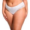 Panty Cheeky Lace Victoria's Secret White Pop