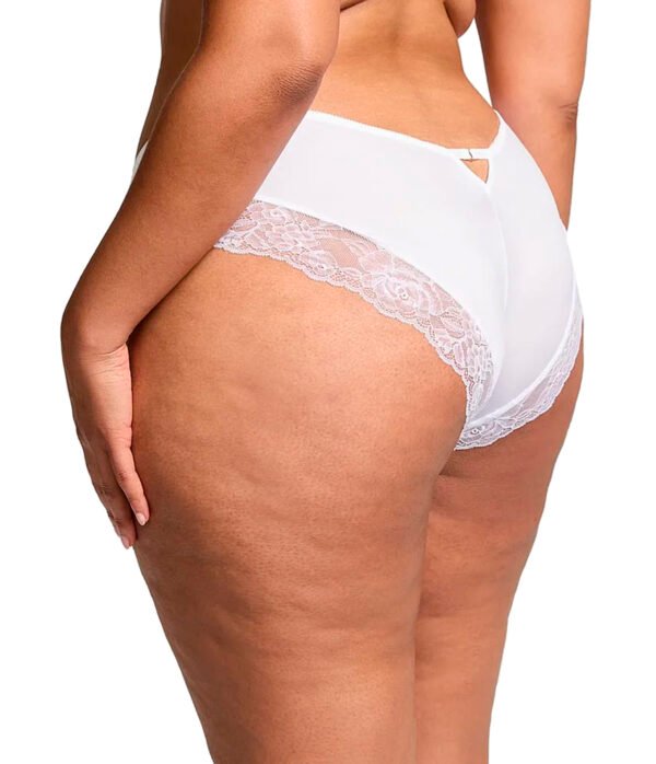 Panty Cheeky Lace Victoria's Secret White Pop