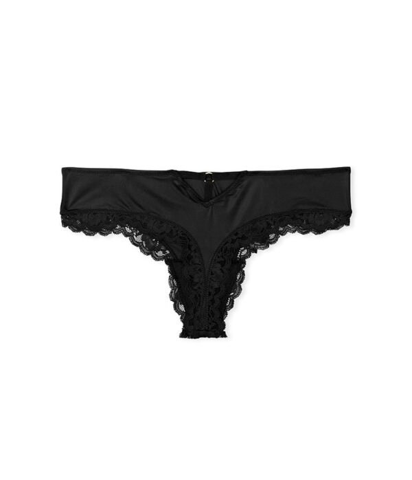 pantytvsbm2 Panty Thong Victoria’s Secret Black Mirage