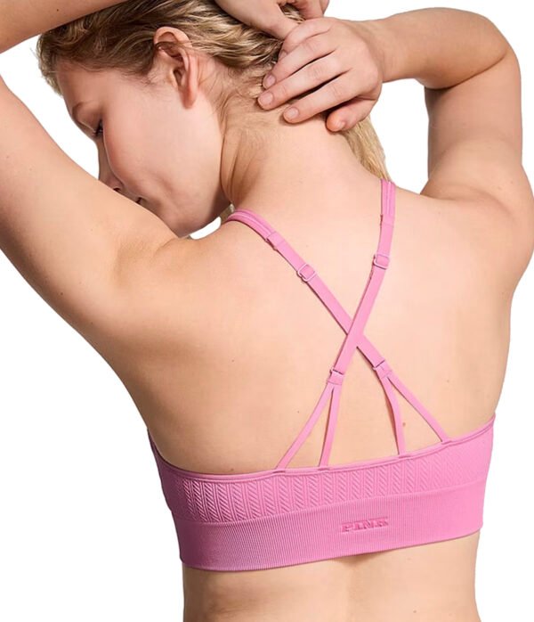 Bralette Cuello V Rosado Victoria's Secret Pink