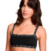braletteernvsp2 Bralette Escote Recto Negro Victoria's Secret Pink