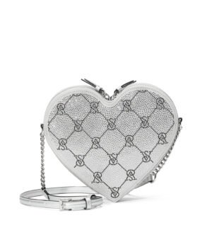 Cartera Corazon Plateado Brillante Victoria’s Secret