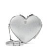 Cartera Corazon Plateado Victoria's Secret