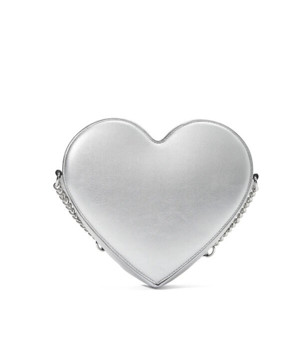 Cartera Corazon Plateado Victoria's Secret