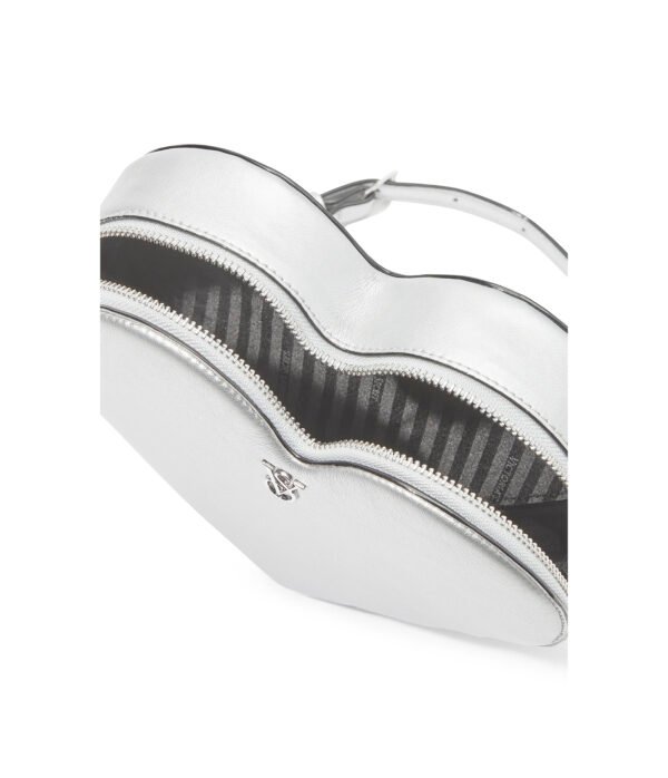 Cartera Corazon Plateado Victoria's Secret