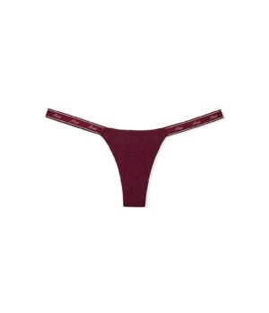 Panty Colaless Purple Rose Logo Pink Victoria's Secret