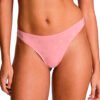 Panty Thong Cotton Chic Pink Victoria's Secret