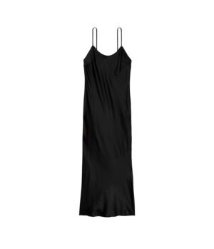 camisonlsnvs1 Camison Largo Saten Negro Victoria's Secret