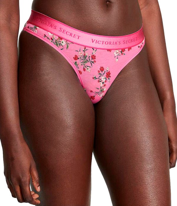 Tanga Algodon Flores Victoria's Secret