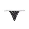 tangabsvs1 Tanga Black Snowflake Victoria's Secret
