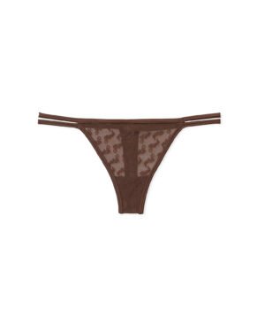 tangambsvs1 Tanga Malla Brown Strappy Victoria’s Secret