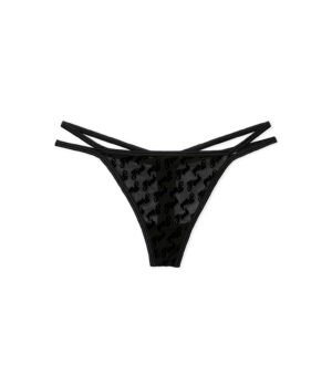 tangambsvs1 Tanga Malla Black Strappy Victoria’s Secret