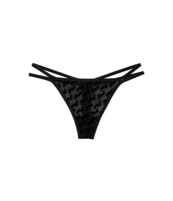 Tanga Malla Black Strappy Victoria’s Secret