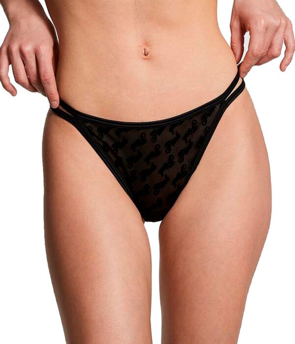 Tanga Malla Black Strappy Victoria’s Secret